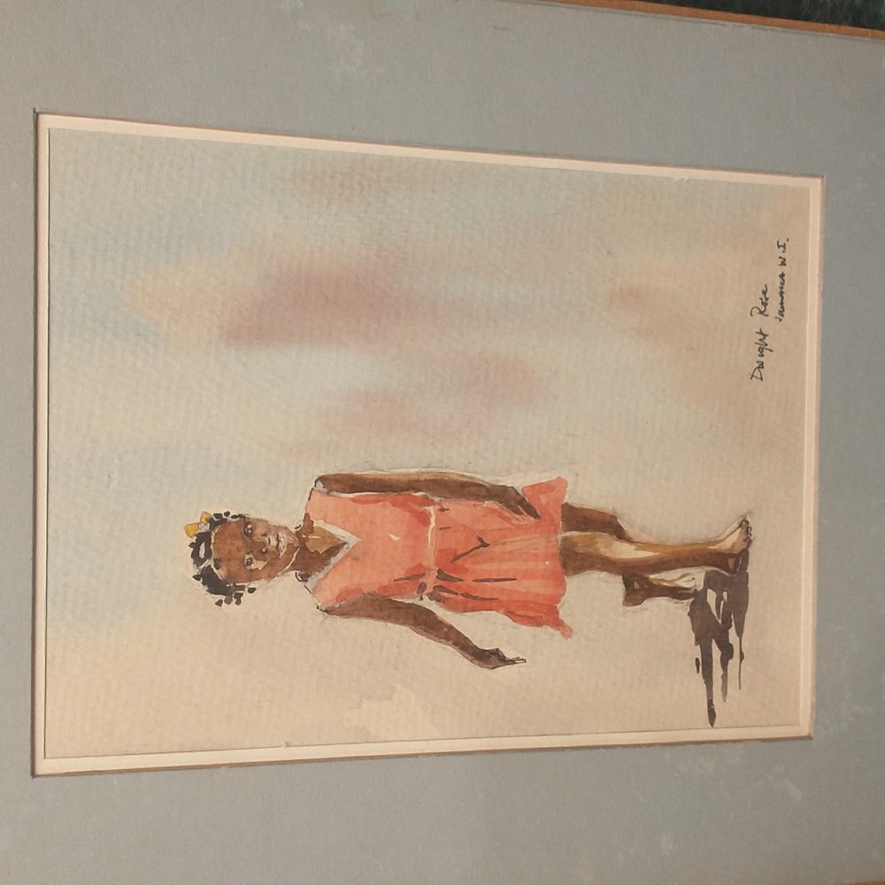 Water color painting by Dwight Rose